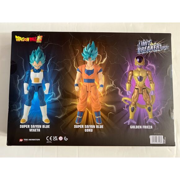 Dragon Ball Limit Breaker Series Vegeta, Goku, Golden Frieza NEW - Picture 4 of 12